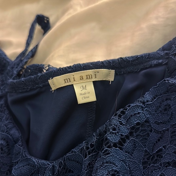 Miami Blue Ruffled Romper - Picture 2 of 3